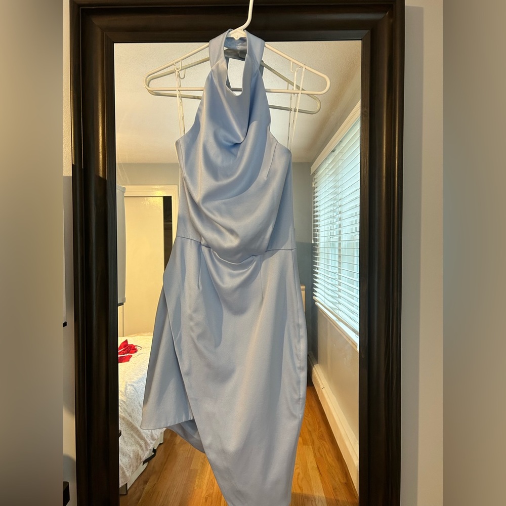 Elliat Camo Dress Baby Blue